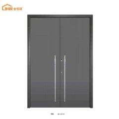 Premium Double Metal Security Door with Sound Insulation Style Modern Origin China Trademark JHR Open Style Swing Position - Image 1