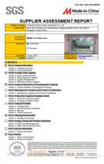 SGS certificate of Sinomada Heavy Industry (Changsha) Co., Ltd. – certificate photo, supplier certificates section