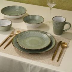 Casual Porcelain Dinnerware Stoneware Dinner Plates Tableware Ceramic Kitchenware Set - Image 1
