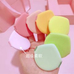 Soft Exquisite Warm Colors Double-Faced Bulk Price Powder Puff High Quality Lightweight Portable Custom Makeup Powder Puff - Image 2