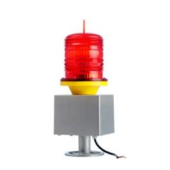 Medium Intensity Aviation Obstruction Lights with Solar Panel - Image 1