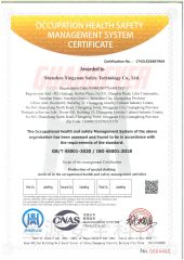 ISO 45001 certificate from Shenzhen Xingyuan Safety Technology Co., Ltd.