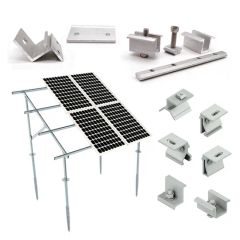 Solar PV Module Panel Mounting Structure Bracket System Origin China Trademark HNF HS Code 7318159090 Specification - Image 1