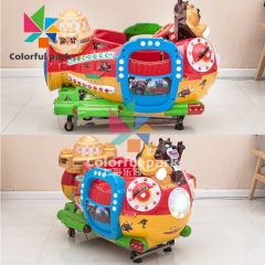 Amusement Park Simulation Riding Arcade Game Machines Player 1 Condition New Color White, Pink Model NO. CP-V014 Name Horse - Image 6