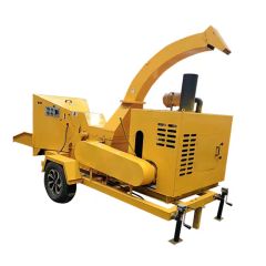 Forestry Machinery Electric Start Wood Chipper Tree Branches Shredder Machine - Image 1
