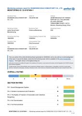 Certificates certificate from Shandong GOLD Hongye NET Co., Ltd.