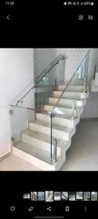 Transparent Tempered Glass Railing Position Stairs Color Transparent Usage/Application Home Glass Thickness 10-20 mm Glass Type Tempered - Image 4