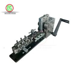 Trade Show Equipment Machinery One Machine to Straighten 1/4 Inch 3/8 Inch Copper Tubes - Image 2