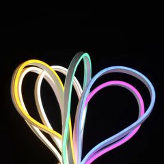 Factory Wholesale 120 LED Commercial Grade RGB Neon Style Flexible Christmas Rope Lights - Image 4