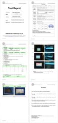 32 inch high temperature testing report certificate from Shenzhen LCDKIOSK Technology Co., Ltd.
