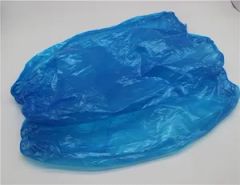 Disposable Various Colored PE Sleeve Covers Age Adult Folded Folded HS Code 39262090 Trademark Anheng Grammage - Image 3