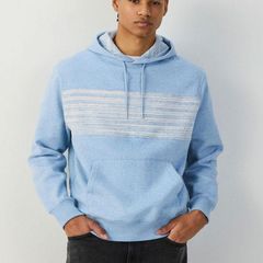 Premium Cotton Fleece Colorblock Pullover Hoodie with Front Pocket - Custom Wholesale Casual Apparel - Image 3