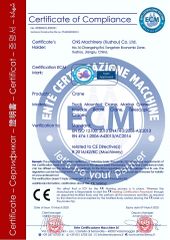 ECM-1 certificate from CNS Machinery (Xuzhou) Co., Ltd.