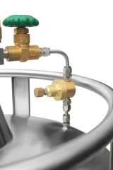 Large Caliber Liquid Nitrogen Container Laboratory Equipment Origin China Condition New Parts Gas Tank Model NO. YDS-10 Net Weight - Image 2