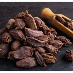 Premium Indian Whole Black Cardamom (Badi Elaichi) | Himalayan Origin | Bold & Medium Sizes | Smoky Aroma Export Quality - Image 1