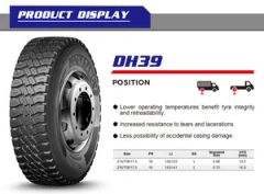 Constancy Truck Bus Tyre, TBR, Light Truck, Steer and Trailer Tyre Dh39 (215/75R17.5 235/75R17.5) - Image 2