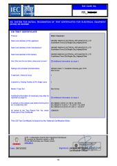 CB certificate certificate of Ningbo Ninfun Electrical Appliances Co., Ltd. – certificate photo, supplier certificates section