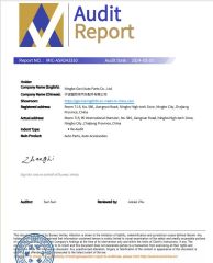 BV AUDIT REPORT certificate from Ningbo Govi Auto Parts Co., Ltd.