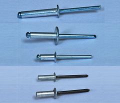 Aluminium Blind Rivet Aluminum, Box, Size: 2.4 To 6.4 Color Natural Size 2.4 to 6.4 Materials Aluminum Material - Image 1