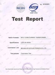Split core current transformer certificate certificate from Beijing GFUVE Electronics Co., Ltd.