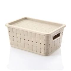 Cross Border Stackable Woven Rattan Faux Rattan Durable Baskets Storage & Organization - Image 5