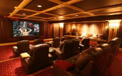 Home Theater Designing Service, Hotel & Restaurant Interior Finishing Polished Upvc Work Included Glass Work Included Service Mode - Image 1