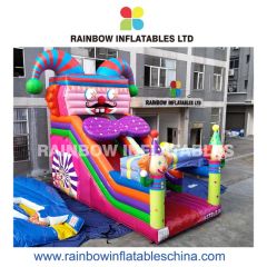 Lively Clown Inflatable Slide Play Zone for Playful Fun - Guangzhou Rainbow Inflatables Ltd.