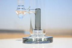 Ice Pinch Straight Tube Water Pipe Dry Herb Oil DAB Rig Color Blue Shape Round Trademark no Origin China Usage Smoking Style Creative - Image 6