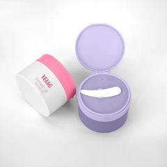Wholesale Plastic Jar with Flip Top Lid Beauty Product Packaging Small Containers for Lip Balm Customized Body Cream Jar - Guangzhou YELLO Packaging Co., Ltd.