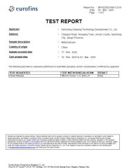 Nickel release certificate from Nanchang Qunpeng Technology Development Co., Ltd.