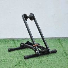 Black Powder Coating Safety Foldable Retail Bicycle Display Rack - Image 2