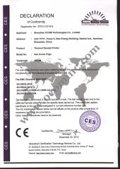 12V Pritner CE Certificate certificate from OCOM Technologies Limited