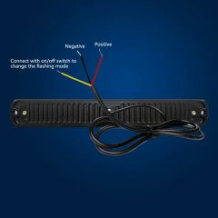 12 LED Red-White Strobe Light - Emergency Warning with Surface Mount for off-Road Trucks & Suvs - Image 6