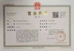 Certification certificate from Zhengzhou Benfu Industrial Co., Ltd.