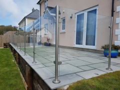 Glass Railing Stainless Steel Handrail Stair Railing Post Fence - Image 6