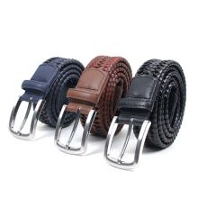 Factory Wholesale Fashion Braided Leather Belt Ideal for Formal and Casual Wear - Image 6