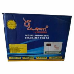 Gleam Aluminium Mains Automatic Stabilizer for AC Brand Gleam Warranty 1 Year Frequency 50 Hz Current Type AC Material - Image 1