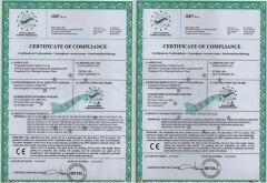 CE certificate from Yongkang Hao Hao Vehicle Co., Ltd.