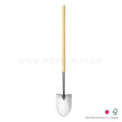 Garden Hand Tool Round Point Digging Edging Shovel Pointed Spade - Image 1