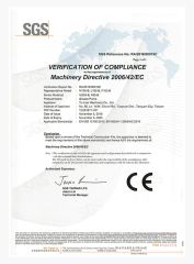 SGS Certification certificate from LINWAY INTERNATIONAL LIMITED