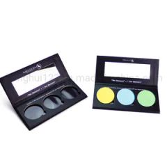Custom Paper Eye Shadow Box Empty Eyeshadow Palette Packaging with Mirror - Image 2