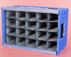 Space-Saving Stackable Printed Logistics Codes Logistics Box for Mechanical Industry - Image 3