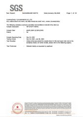 SVHC Test REport certificate from Guangzhou Yzh Skirmish Co., Ltd.