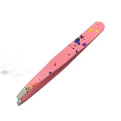Sharp Slant Angled Tip Eyebrow Tweezers OEM Available Origin Foshan Delivery 30days HS Code 8214200000 Trademark - Image 1