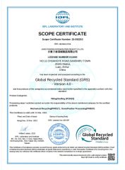 Certificates certificate from Anhui Wonder Down&Feather Product Co., Ltd.