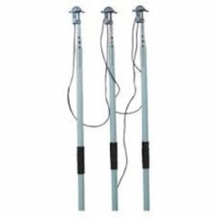 Frp Earth Discharge Rod single phase Size 2 ft Color white Material FRP Voltage 33 kva Rubber Hand Grip Yes Country of Origin Made in - Image 3