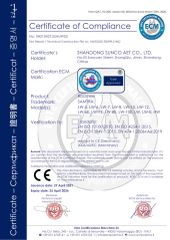 CE of Backhoe certificate from Qingdao Tavol Machinery Co., Ltd.