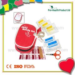 Child Mini First Aid Kit, Child Emergency Safety Kit Size Small Style Simple Origin China Trademark OEM Material Nylon Group - Image 1