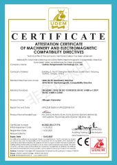Nitrogen generator certificate from Suzhou Hengchaowin Technology Co., Ltd