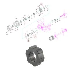 Spline Bushing for Stirring Device SMT Machinery Concrete Pump Parts - Changsha Smart Machinery Technology Co., Ltd